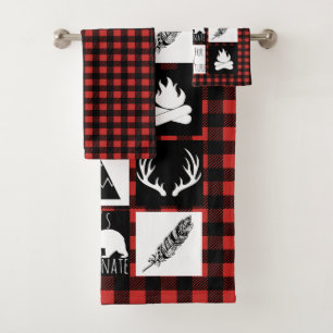 Plaid de Buffalo Check Wilderness & Animaux Rustiq