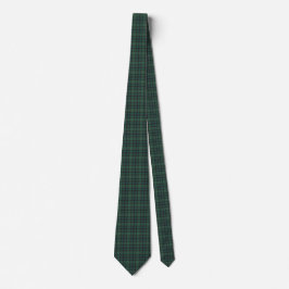 Plaid Green Blue Tartan Traditional Style Neck Tie Krawatte