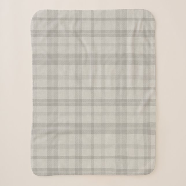 Plaid Gris Fermier Atténué (Devant)