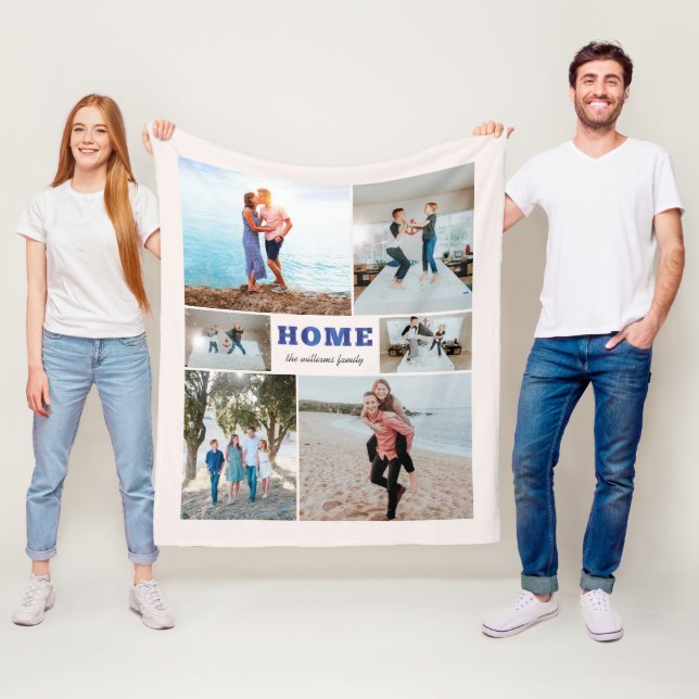 Plaid Home Couverture photo personnalisée (En situation)