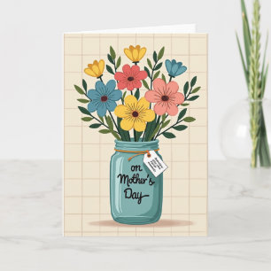 Plaid Jar Muttertag Grußkarte Karte