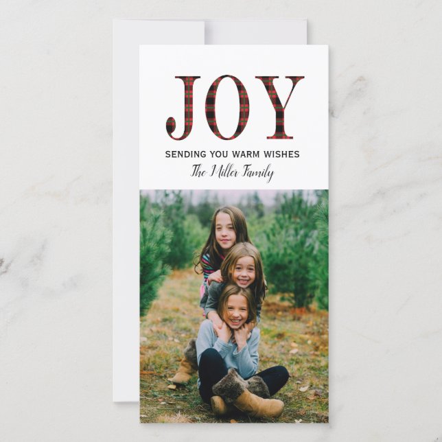 Plaid Joy Cartes photos de vacances (4x8) (Devant)