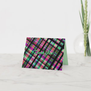 Plaid "Merci !" Cartes de note