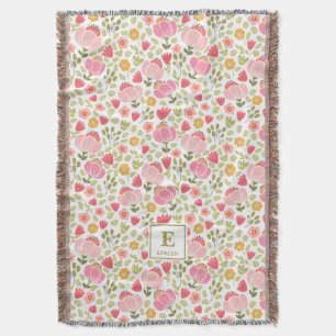 plaid moderne couverture de jet personnalisée avec