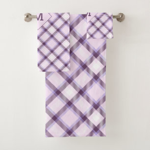 Plaid Monogramme personnalisé / Motif Tartan
