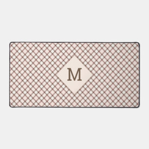Plaid Monogramme personnalisé / Motif Tartan