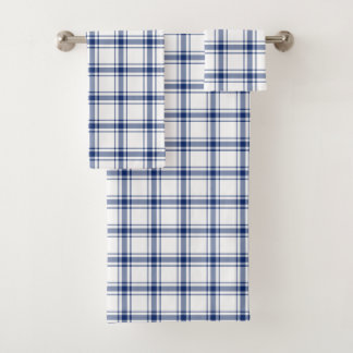 Plaid Nautique Bleu et Blanc