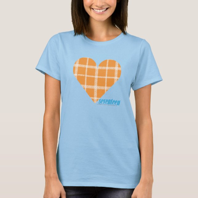 Plaid Orange 4 T-Shirt (Vorderseite)