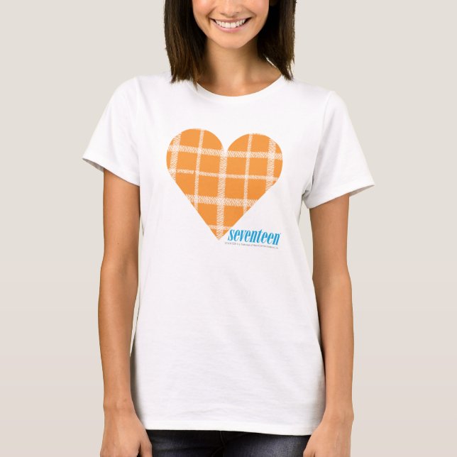 Plaid Orange 4 T-Shirt (Vorderseite)