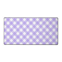 Plaid pastel violet et blanc