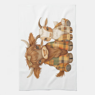 Plaid & Precious Pals Geschirrtuch