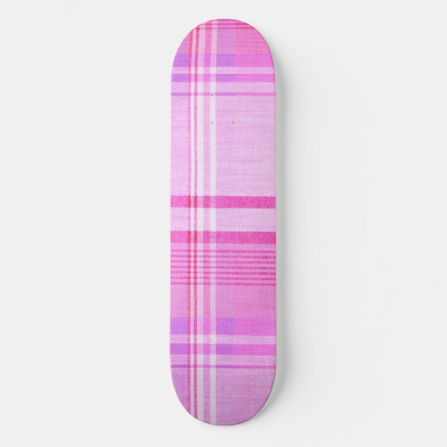 Plaid Skateboard Deck (Recto)