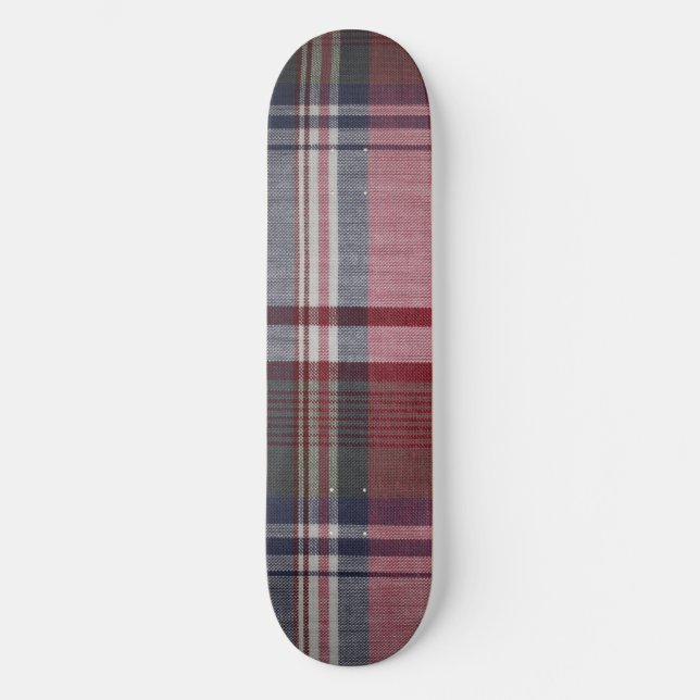 Plaid Skateboard Deck (Recto)