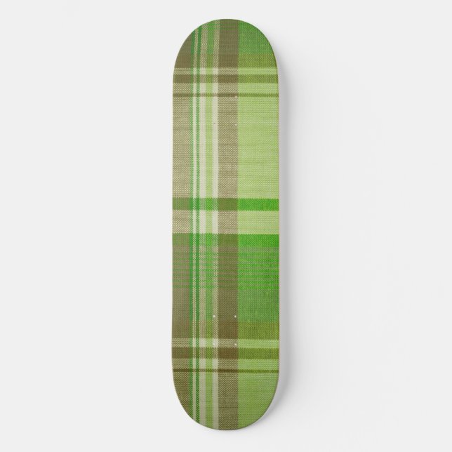 Plaid Skateboard Deck (Recto)
