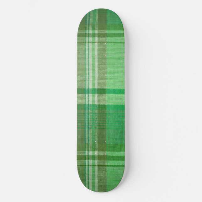 Plaid Skateboard Deck (Recto)