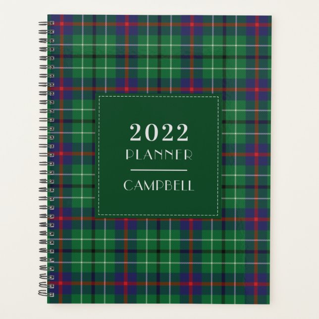 Plaid Tartan 2022 Clan Duncan À damiers (Devant)