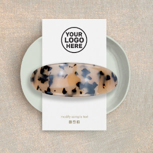 Plain Add Logo Hair Clip Accessory Display