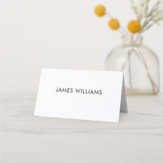 Plain Mariage Plain Cartes pliées Blanc