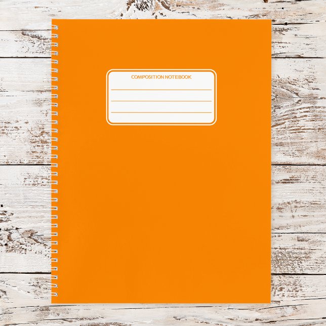 Plain Neon Composition Spirale Carnet scolaire (Créateur téléchargé)