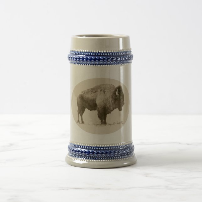 Plains Bison Bierglas (Mittel)