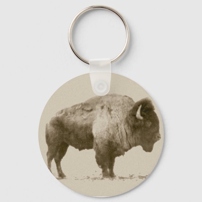 Plains Bison Schlüsselanhänger (Vorderseite)