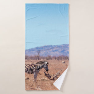 Plains zebra in Kruger National park, South Africa Badehandtuch