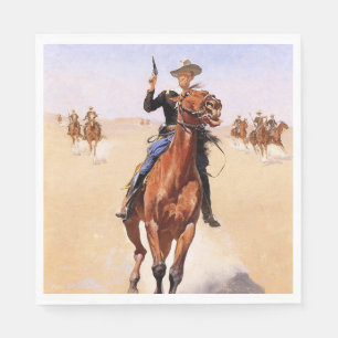 Plainsreiter (Cowboy Pferdereiter) Serviette