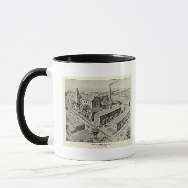 Plainville Connecticut Illustration Tasse (Links)