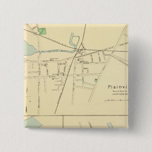 Plainville, Warehouse Pt, Windsor Button (Vorderseite)