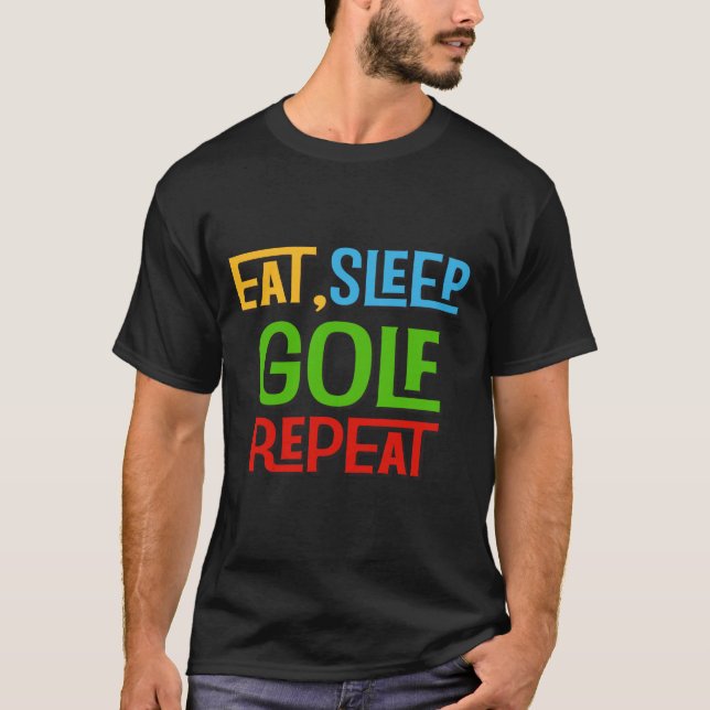 Plaisanterie De Golf Pour T-Shirt Golfer (Devant)
