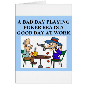 plaisanterie de joueur de jeu de poker