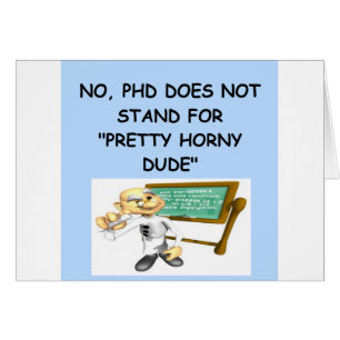 plaisanterie de phd