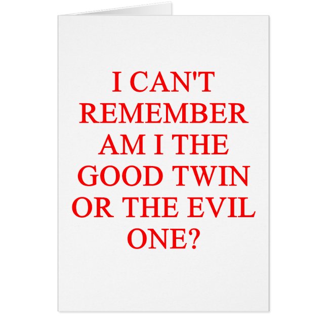 plaisanterie jumelle mauvaise (Devant)