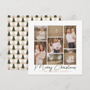 Plaisirs simplistes Pays Photo Carte de Noël