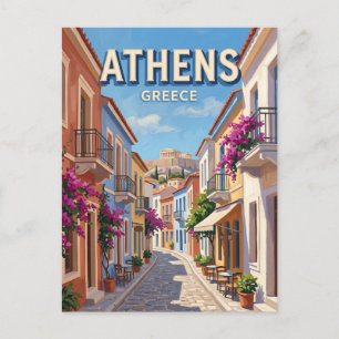 Plaka Athen Griechenland Postkarte