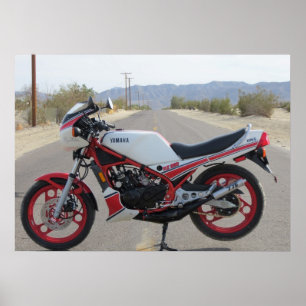 Plakat 1985 Yamahas RZ350