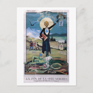 Plakat Absinthe Postkarte