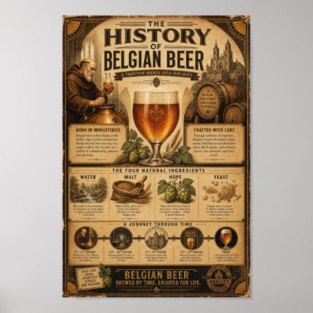 Plakat Archiv des belgischen Brauherzogs (Vorne)