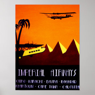 Plakat - Art Deco Imperial Airways