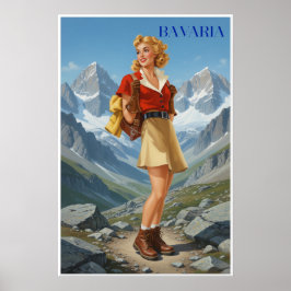 Plakat Bayern, Deutschland