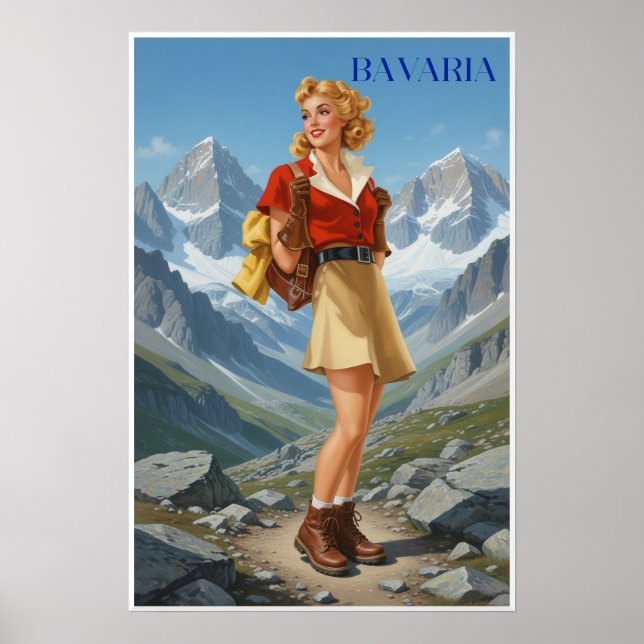 Plakat Bayern, Deutschland (Vorne)