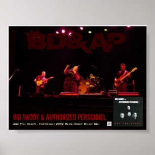 Plakat - BD&AP Konzert "sind Sie vorbereiten"