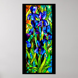 Plakat-Befleckter Glas-Louis Tiffany 107 Poster