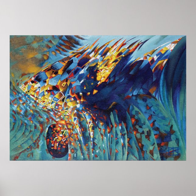 Plakat "Bibelfisch" (Vorne)