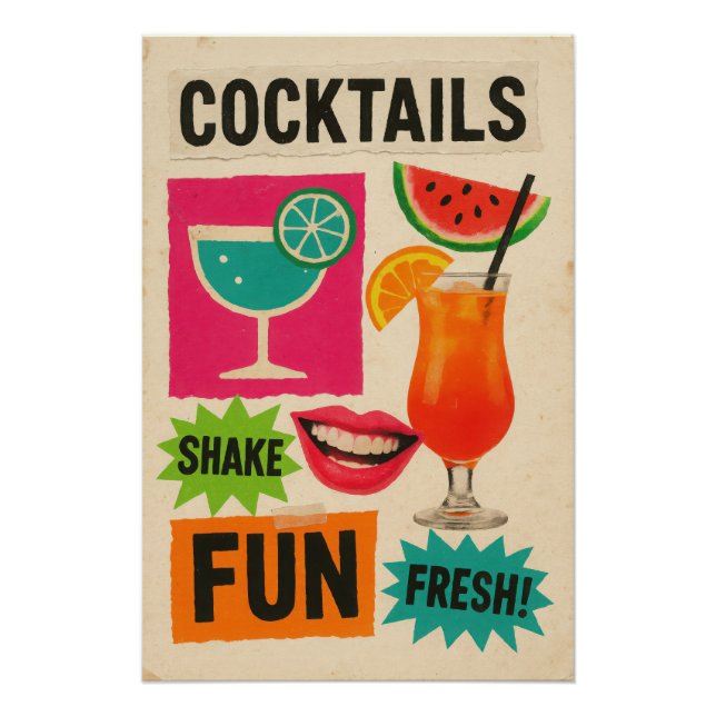 Plakat Cocktails - Leime Poster (Vorderseite)