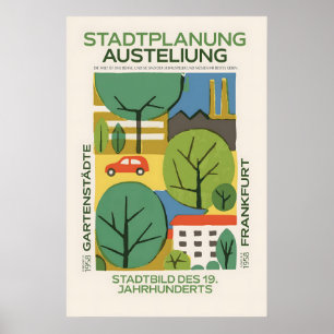 Plakat der Frankfurter Städtebauausstellung 1958