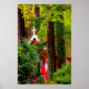 Plakat der Red Country Church