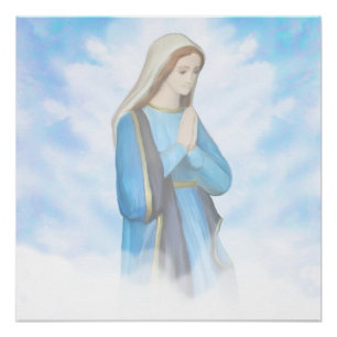 Plakat der seligen Jungfrau Maria Poster