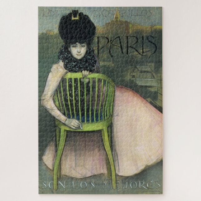 Plakat der Zigaretten Paris (Vertikal)