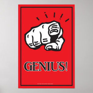 Plakat des Genie-11x16